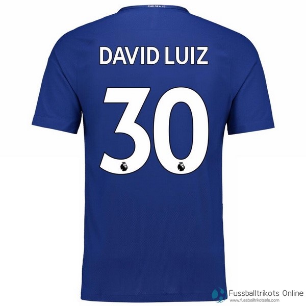 Chelsea Trikot Heim Davidluiz 2017-18 Fussballtrikots Günstig